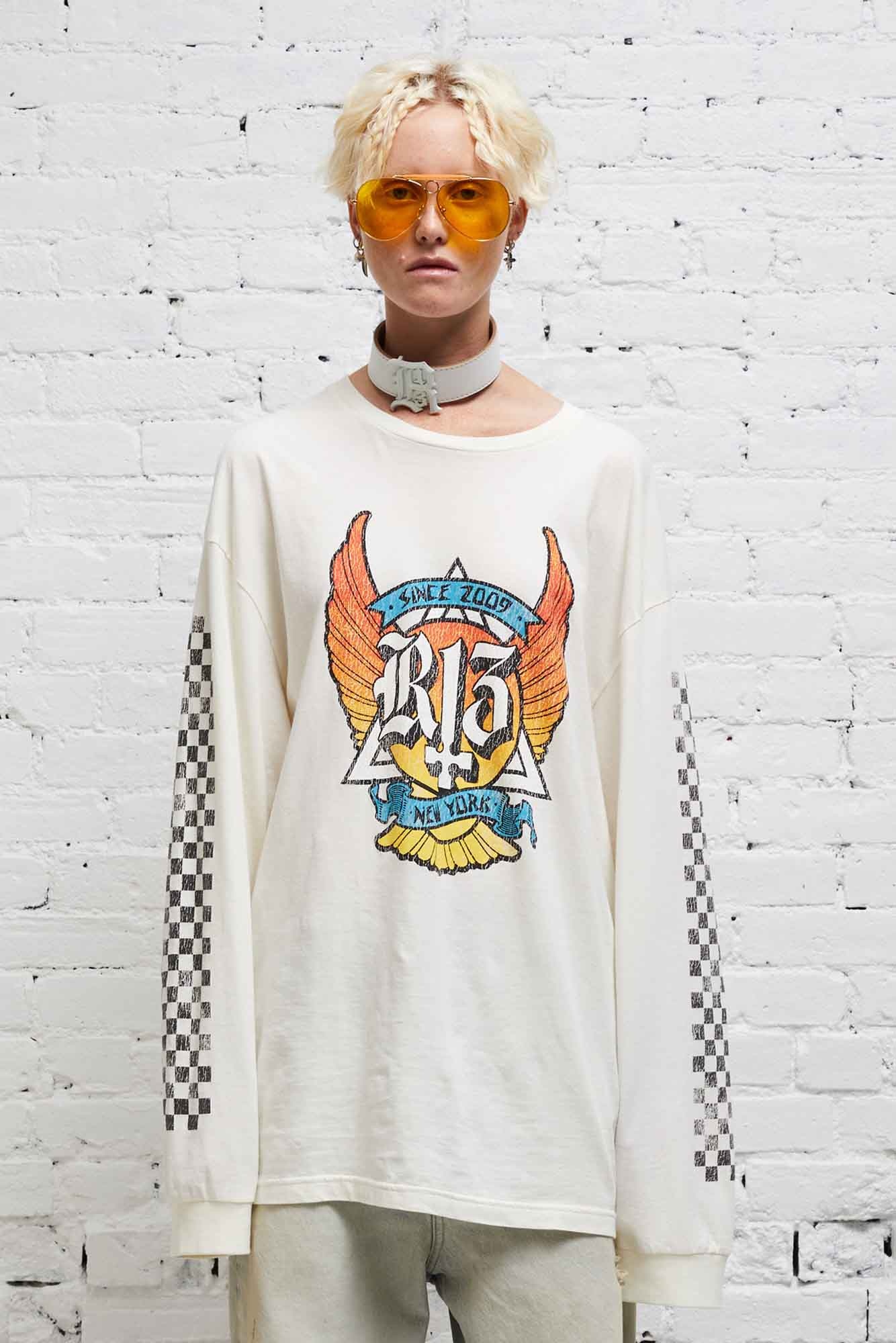 SKATE LONG SLEEVE T - WHITE - 2