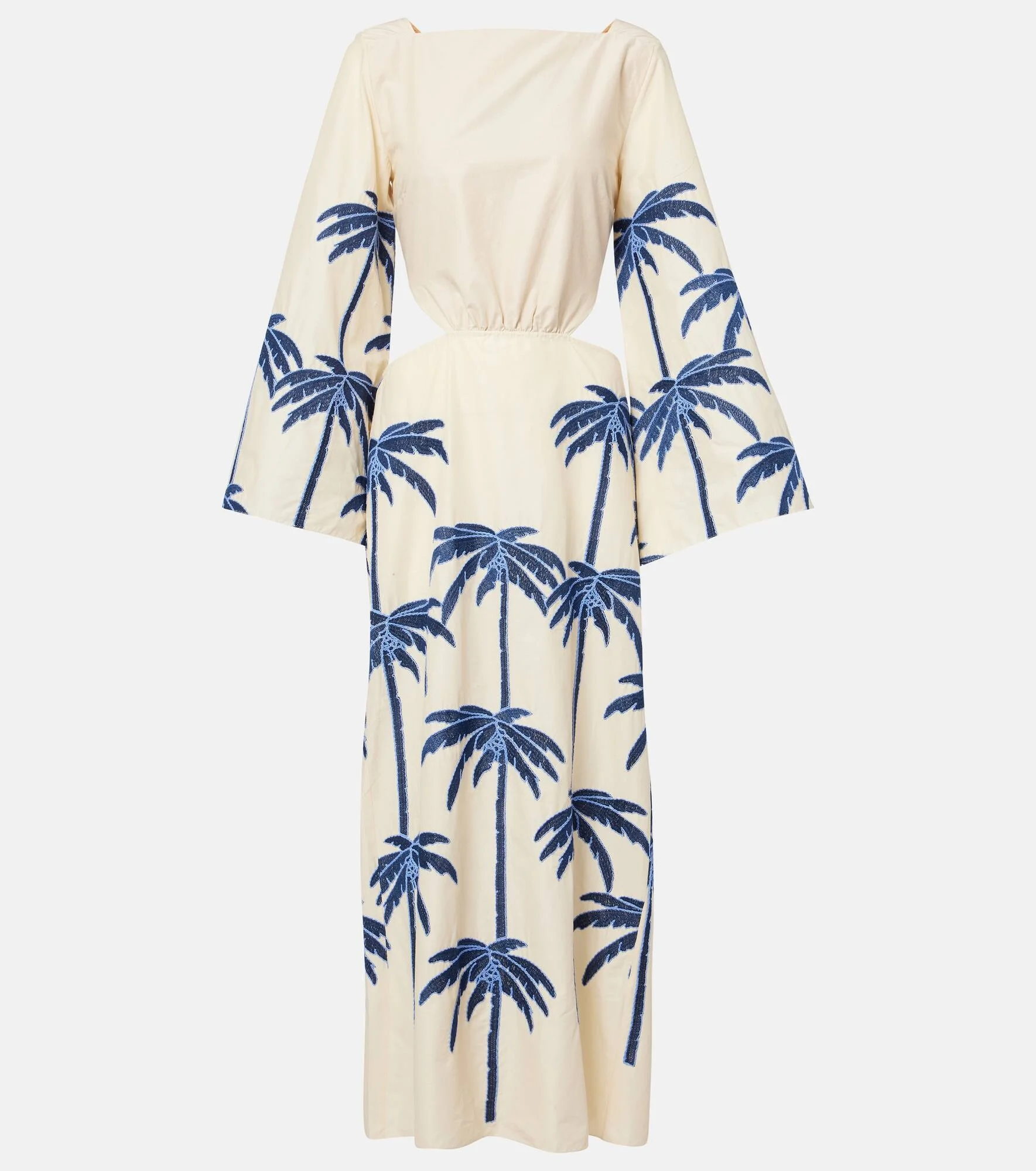 Journey embroidered cutout midi dress - 1