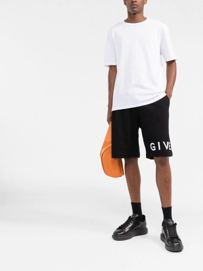 Givenchy logo-print track shorts outlook