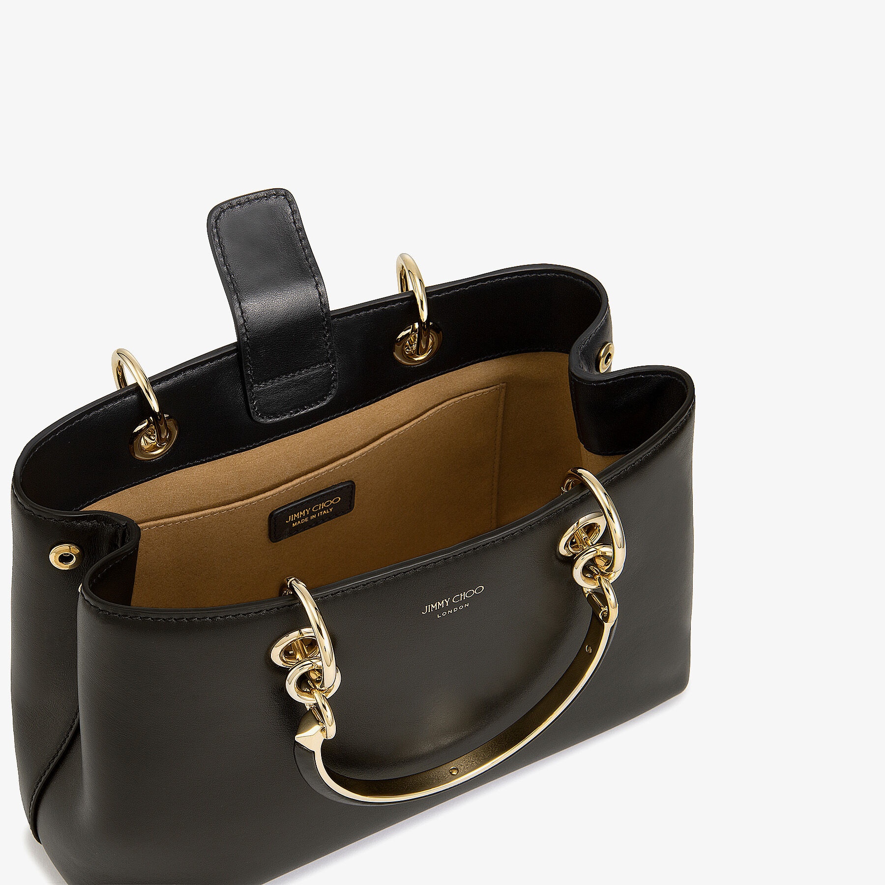 Bon Bon Tote S
Black Soft Shiny Calf Leather Tote Bag - 5