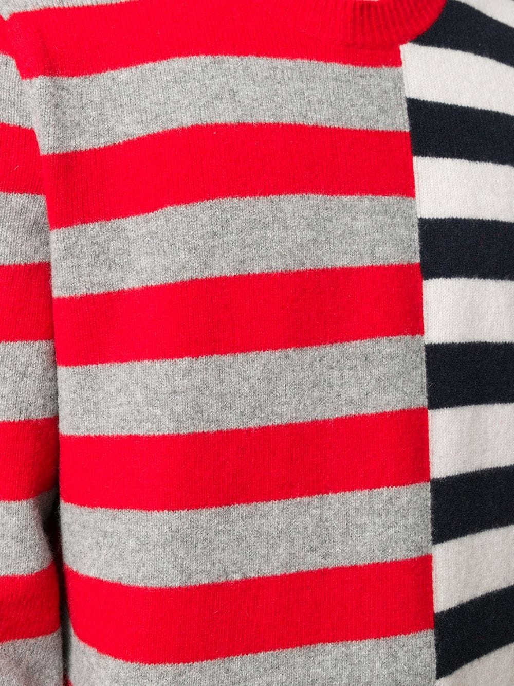 colour-block striped jumper - 5