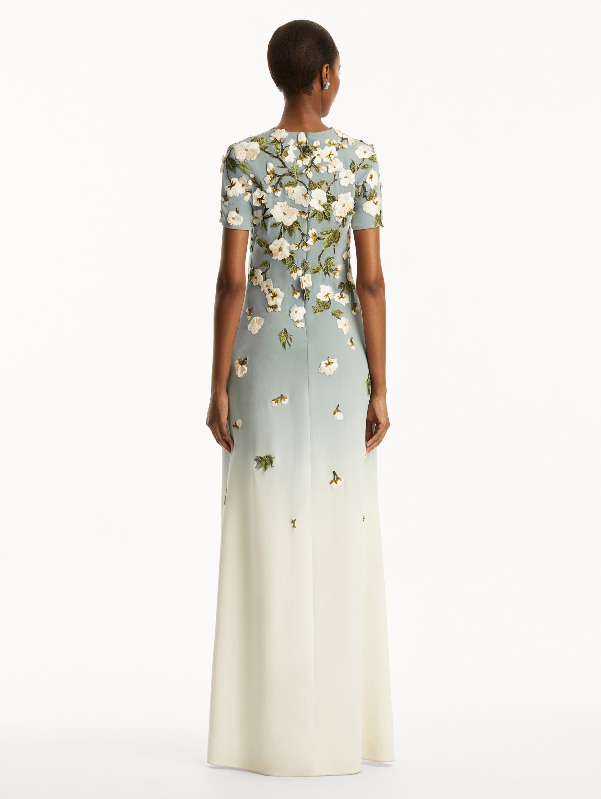 OMBRÉ CHERRY BLOSSOM GOWN - 3