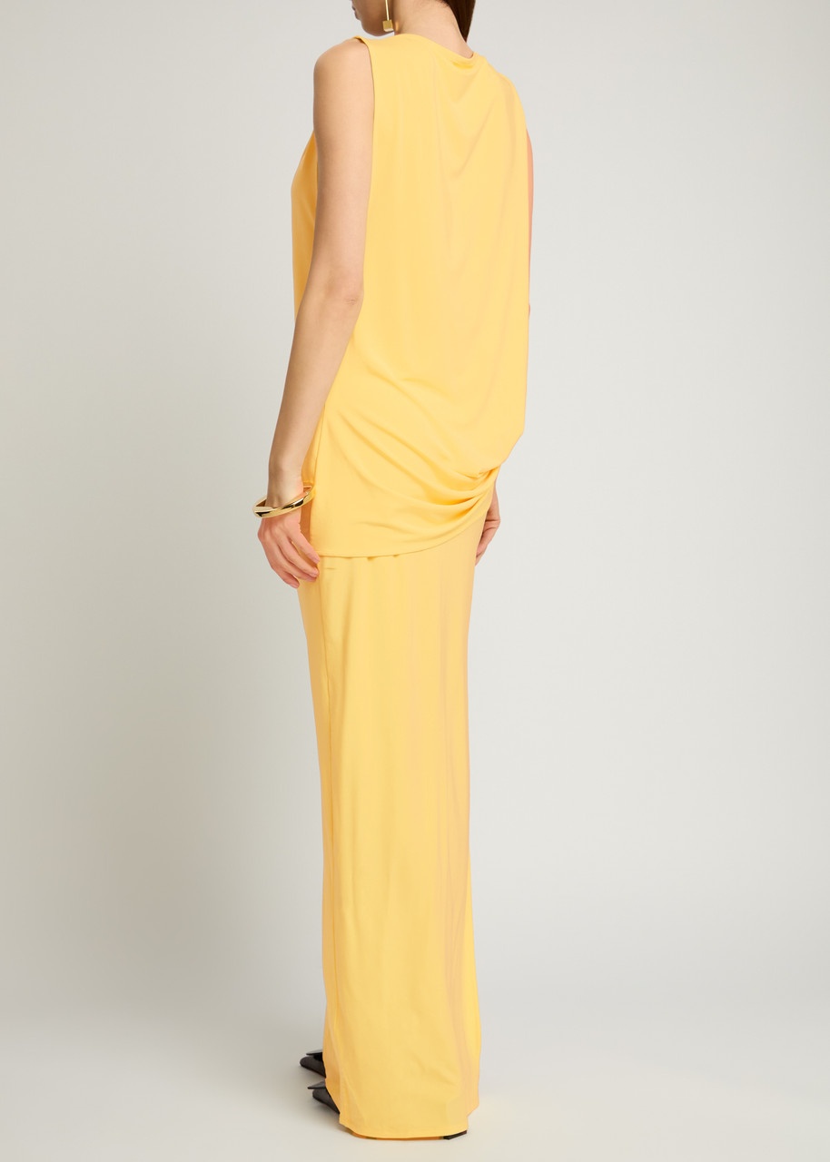 Jacquemus La Robe Peplo Longue Jersey Maxi Dress - 3