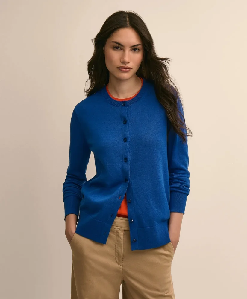 Supima® Cotton Cardigan - 1