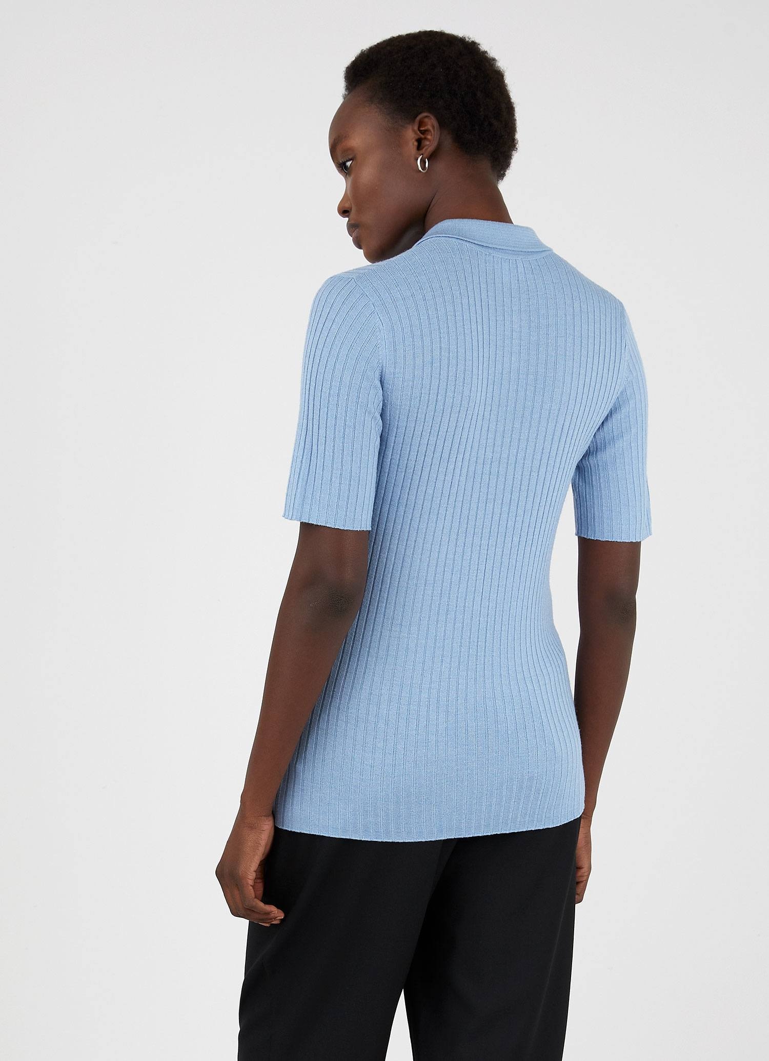 Merino Silk Polo - 4