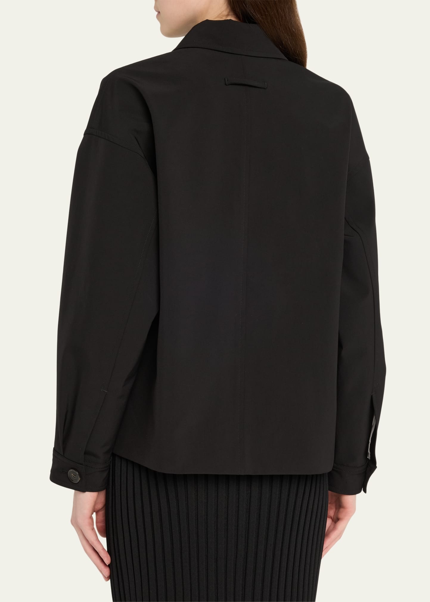 Sibyl Zip Front Stretch Nylon Jacket - 3
