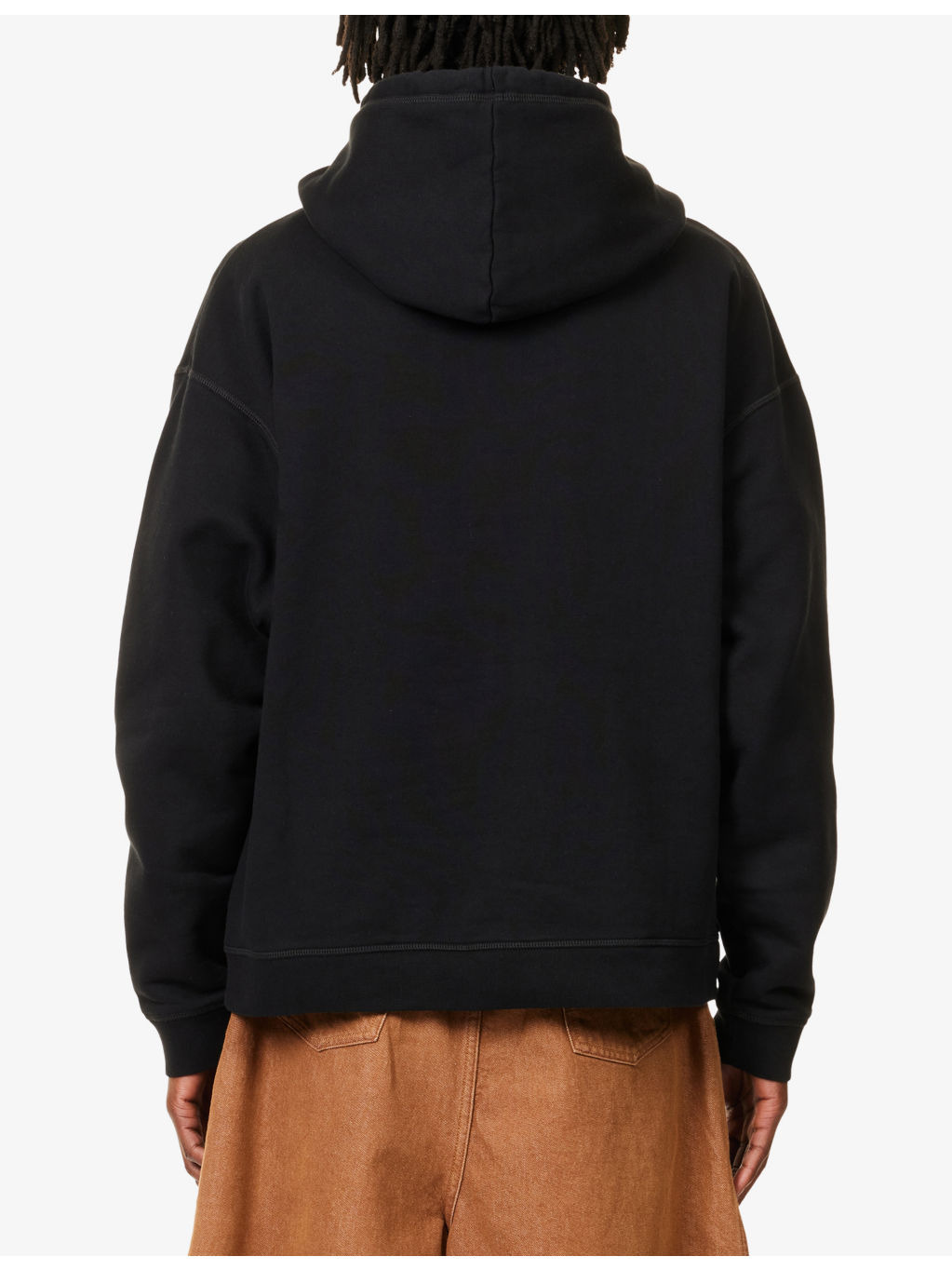 Heritage Text Print Relaxed-Fit Cotton-Jersey Hoody - 5