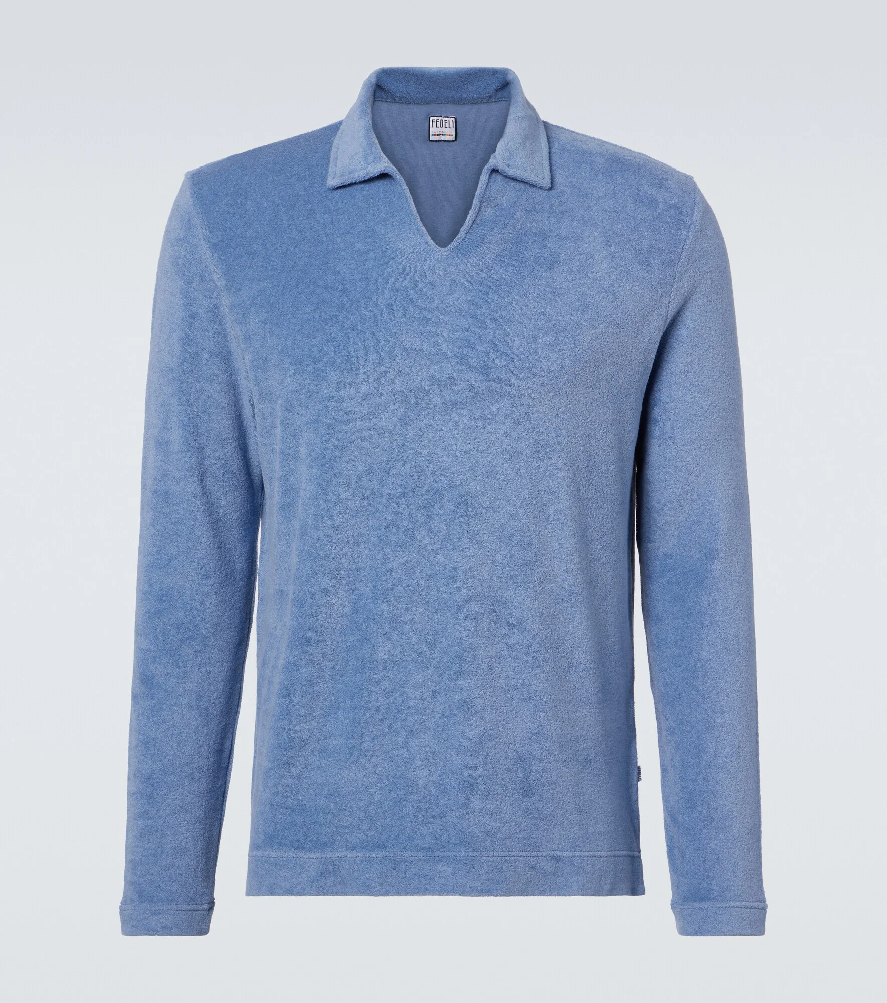 Peter cotton terry polo shirt - 1