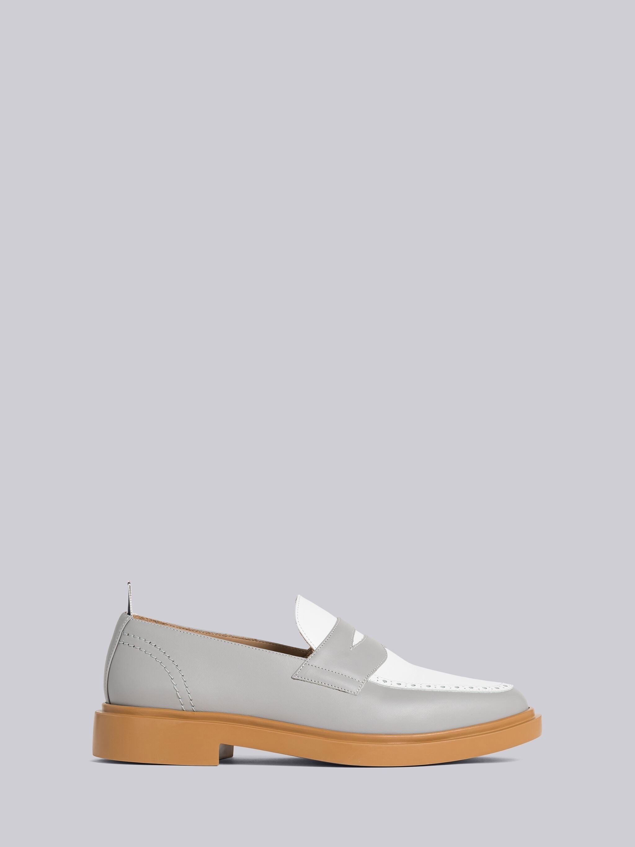 VITELLO CALF LEATHER PENNY LOAFER - 1