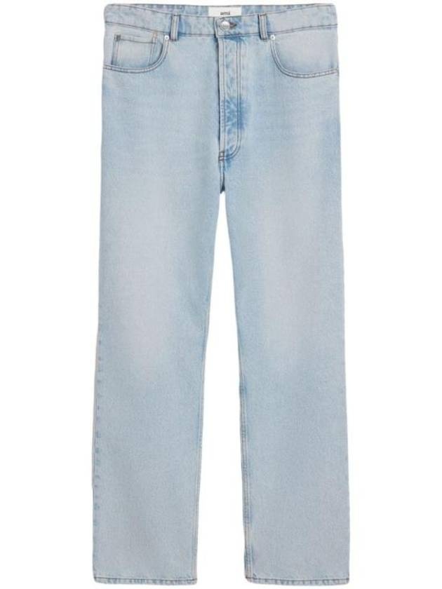 Loose Fit Jeans Bleached Blue - 1