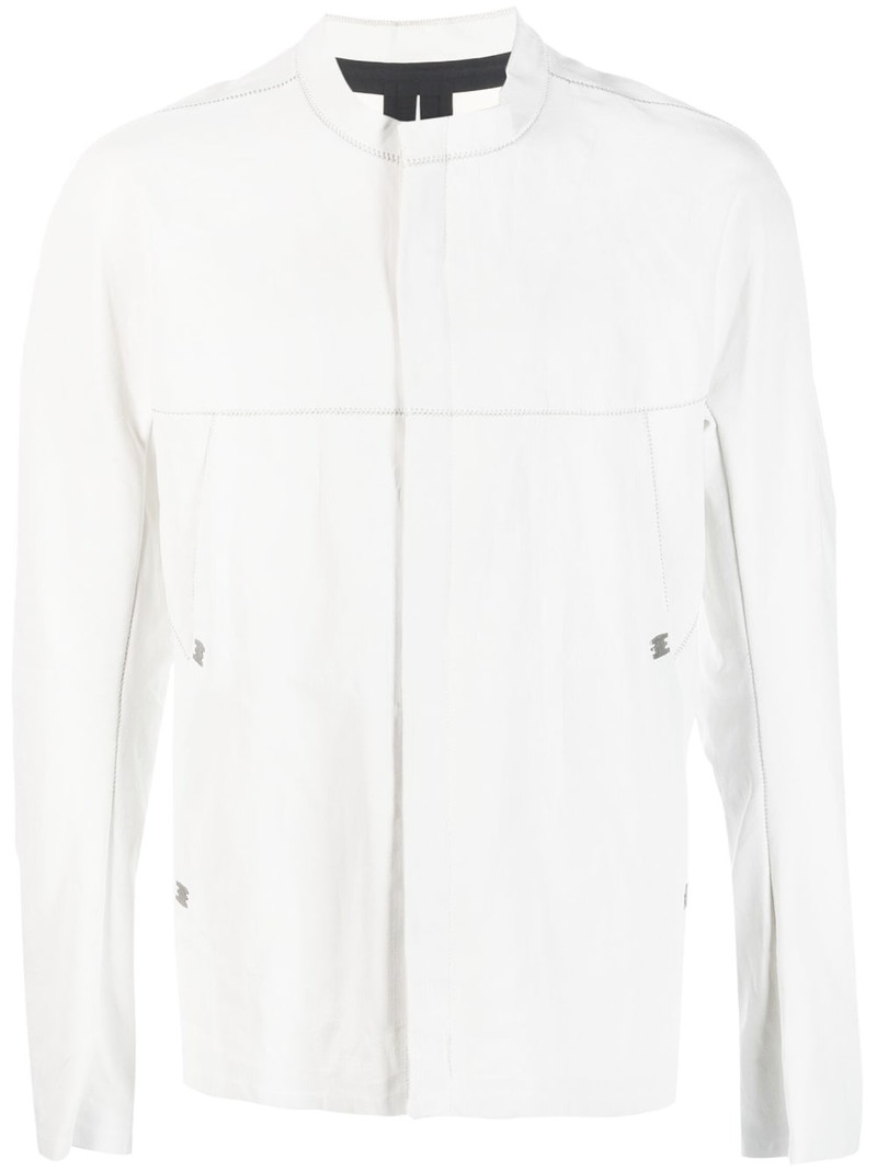 long-sleeve linen jacket 1