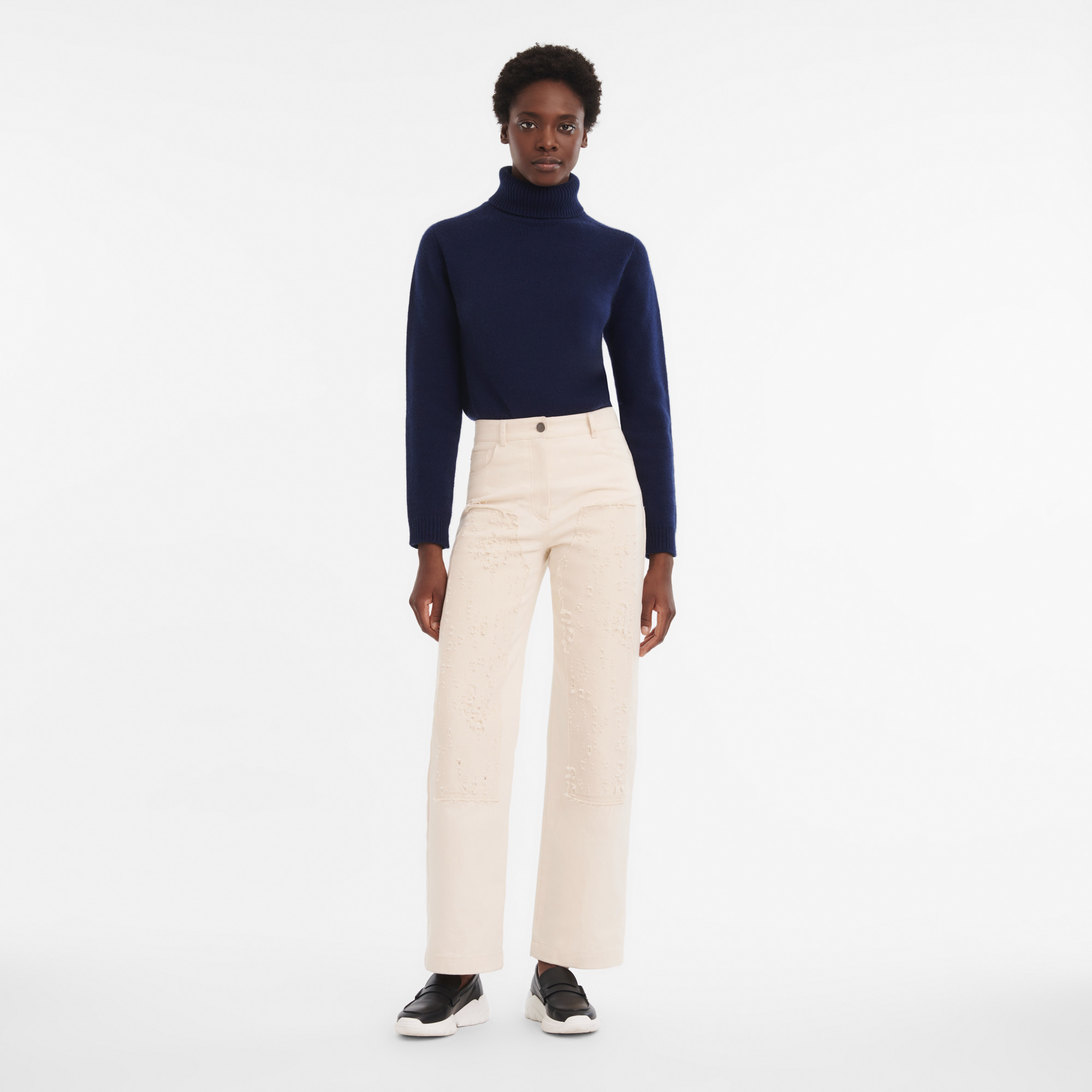 Fall-Winter 2023 Collection Trousers Ecru - OTHER - 2