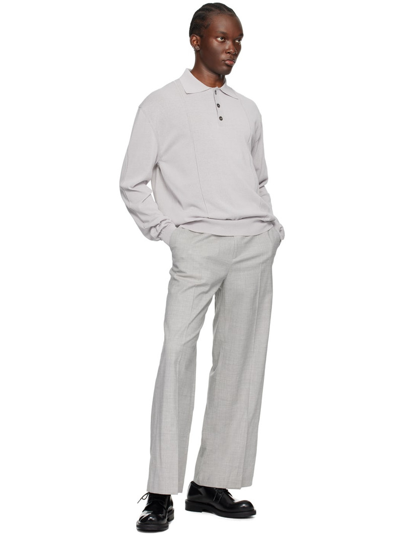 RECTO Gray RC Patch Polo outlook