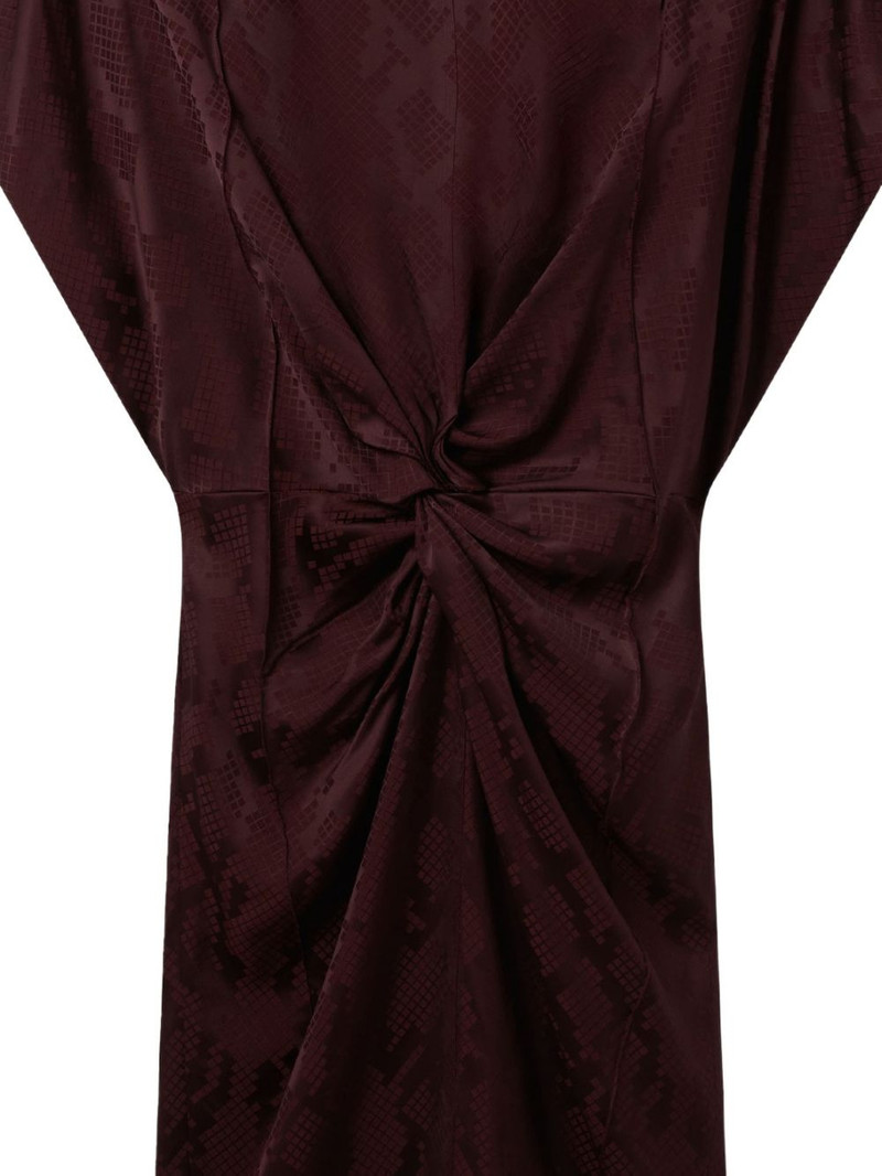 Stella McCartney snake-print midi dress outlook