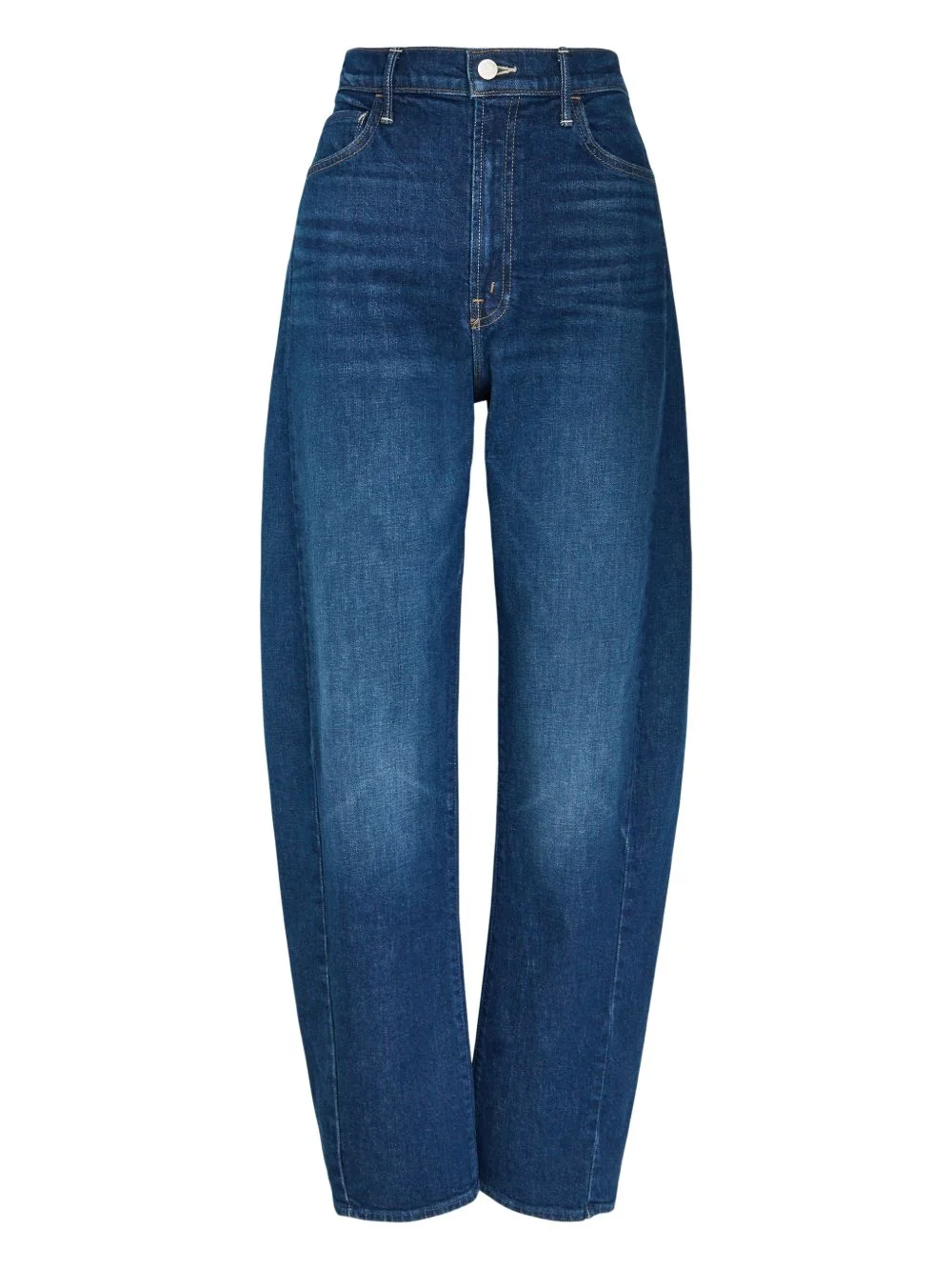 whiskering-effect jeans - 1