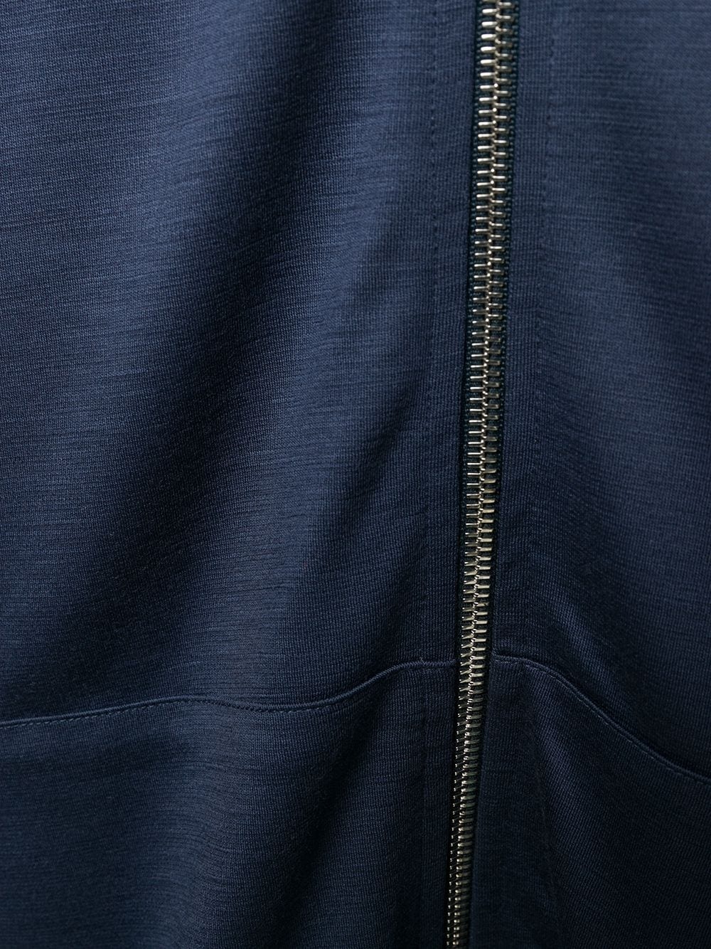 zip-up wool hoodie - 5