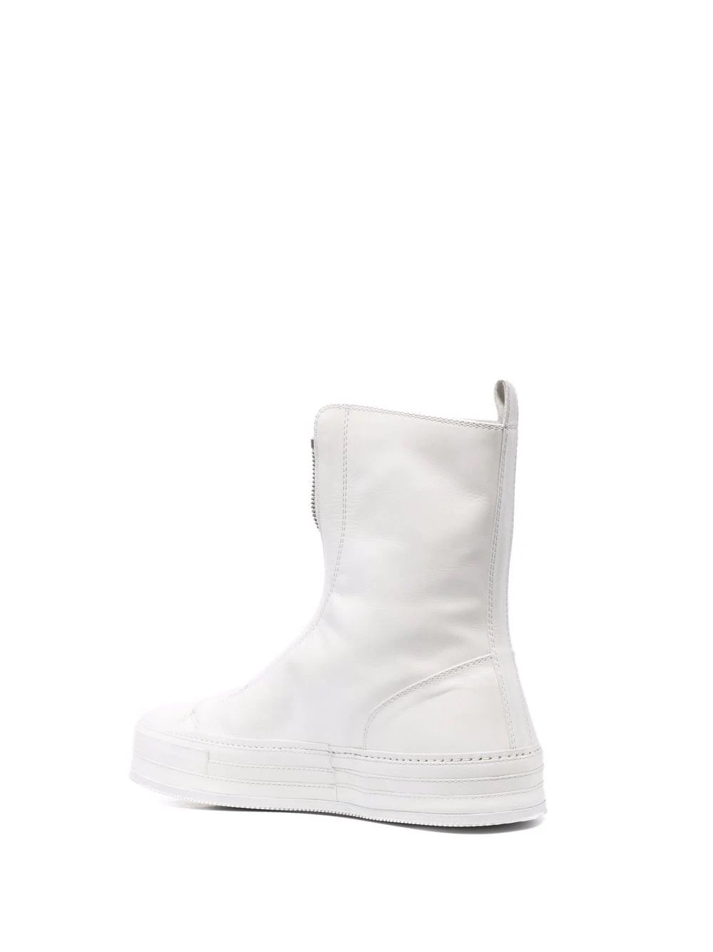 dual zip-front ankle boots - 3