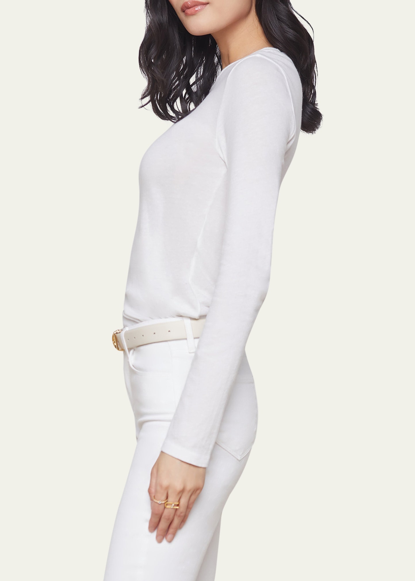 Tess Long-Sleeve Crewneck Tee - 4