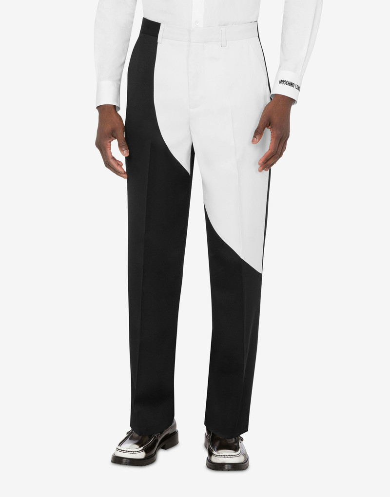 Moschino MOSCHINO GRAPHIC TROUSERS outlook