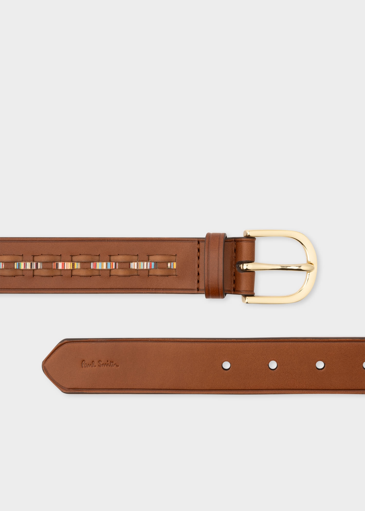 Woven 'Signature Stripe' Belt - 1