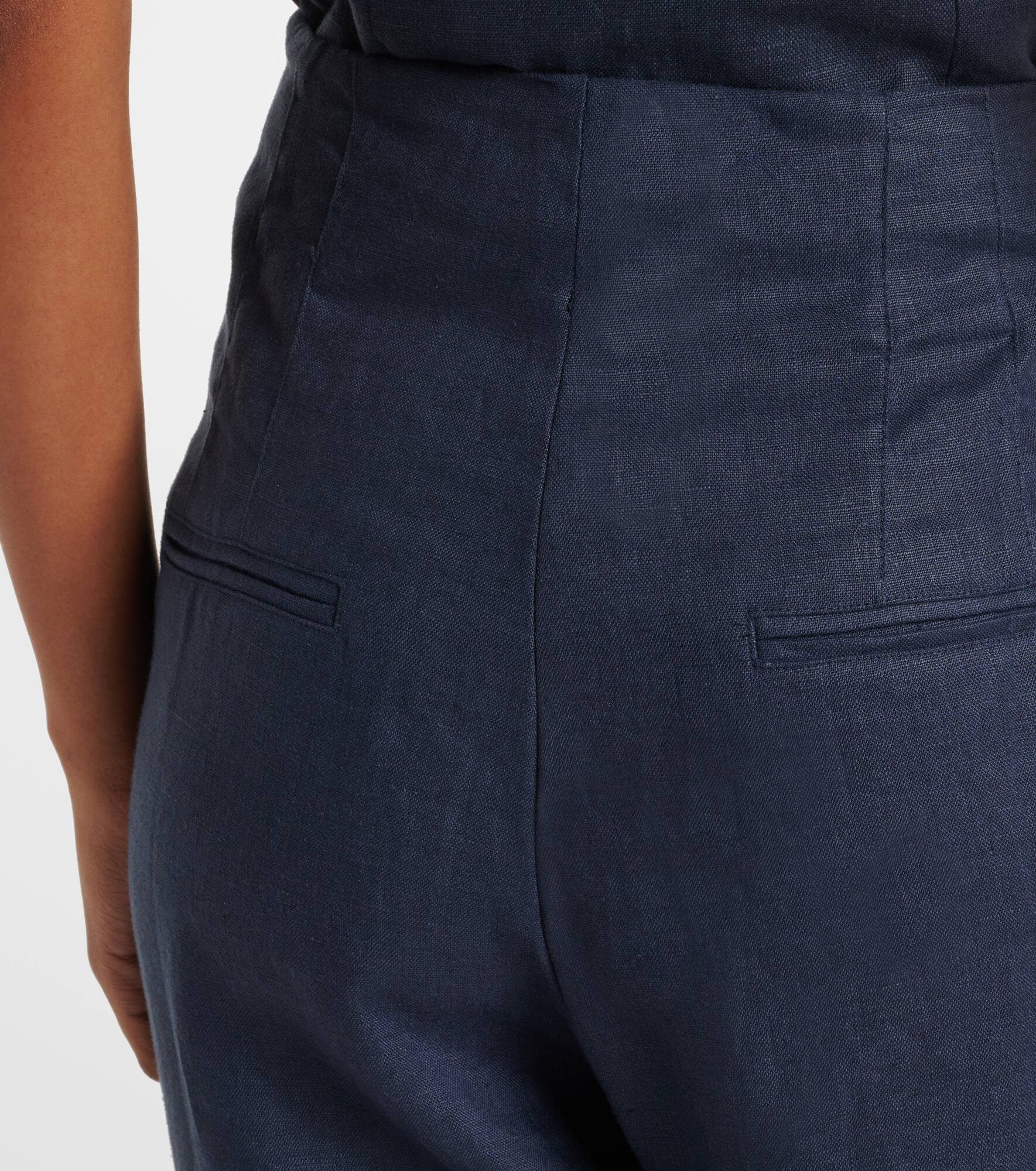 Isotta linen wide-leg pants - 6