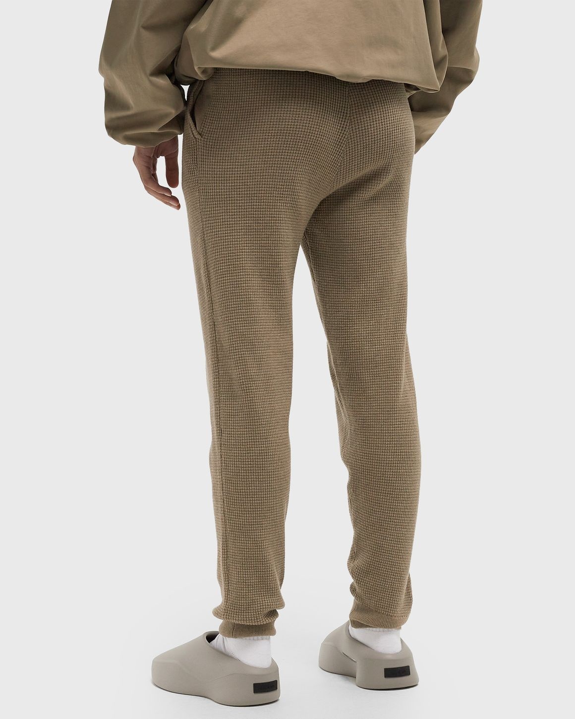 WAFFLE FITTED SWEATPANT - 3