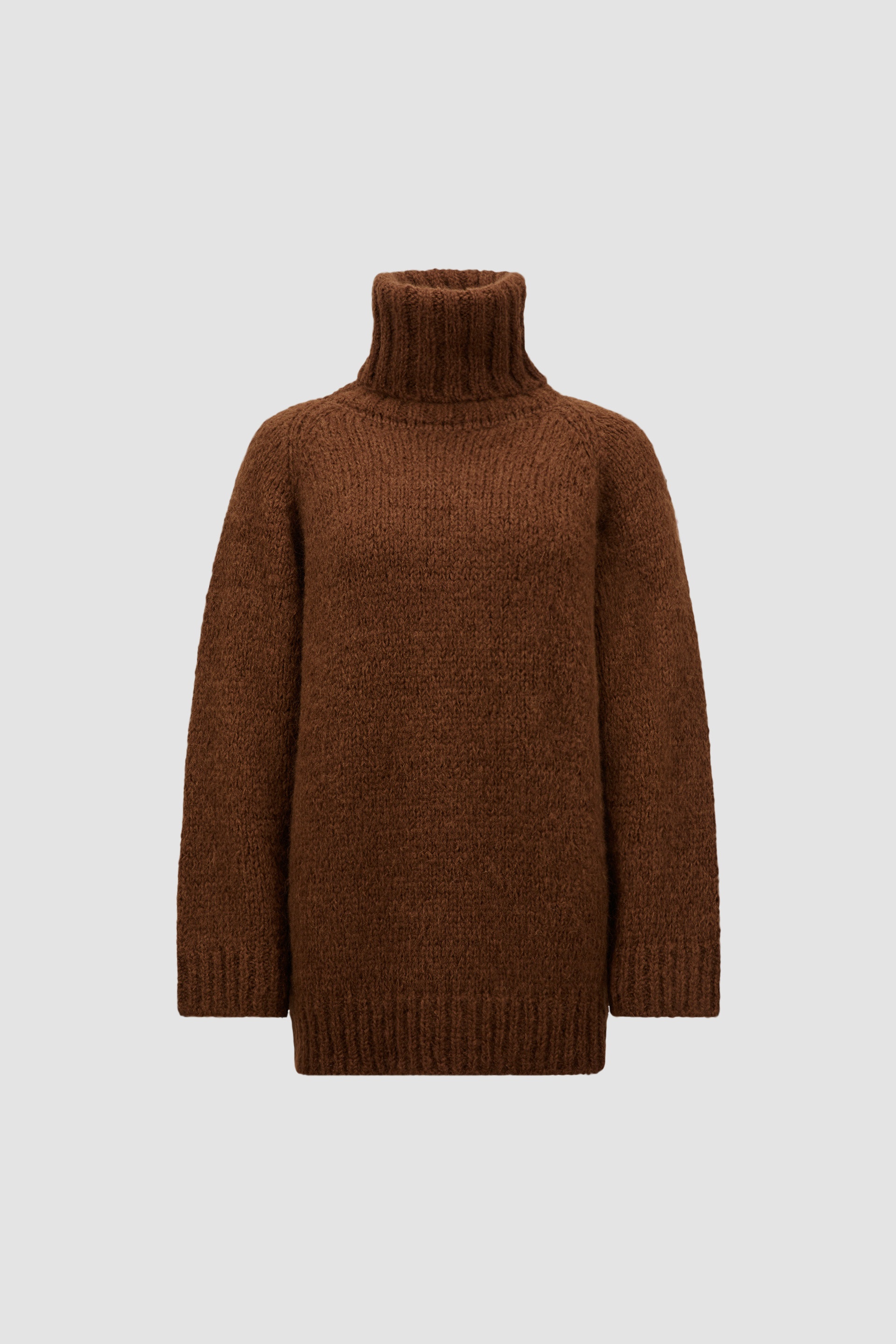 Alpaca & Wool Blend Turtleneck Sweater - 1