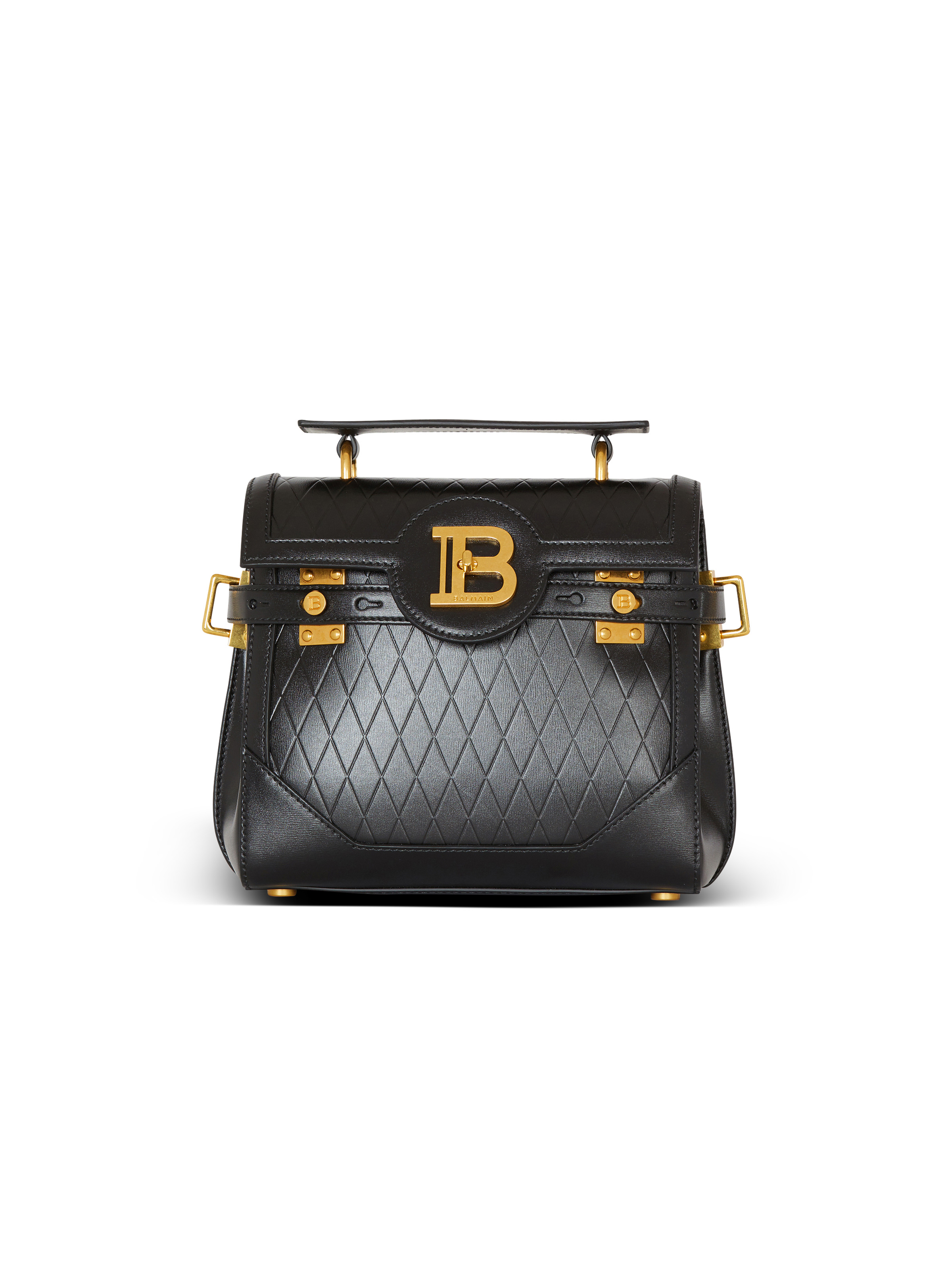 B-Buzz 23 bag in grid-embossed calfskin - 1