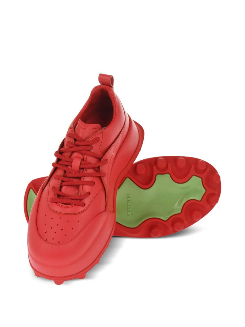 Jil Sander leather sneakers outlook