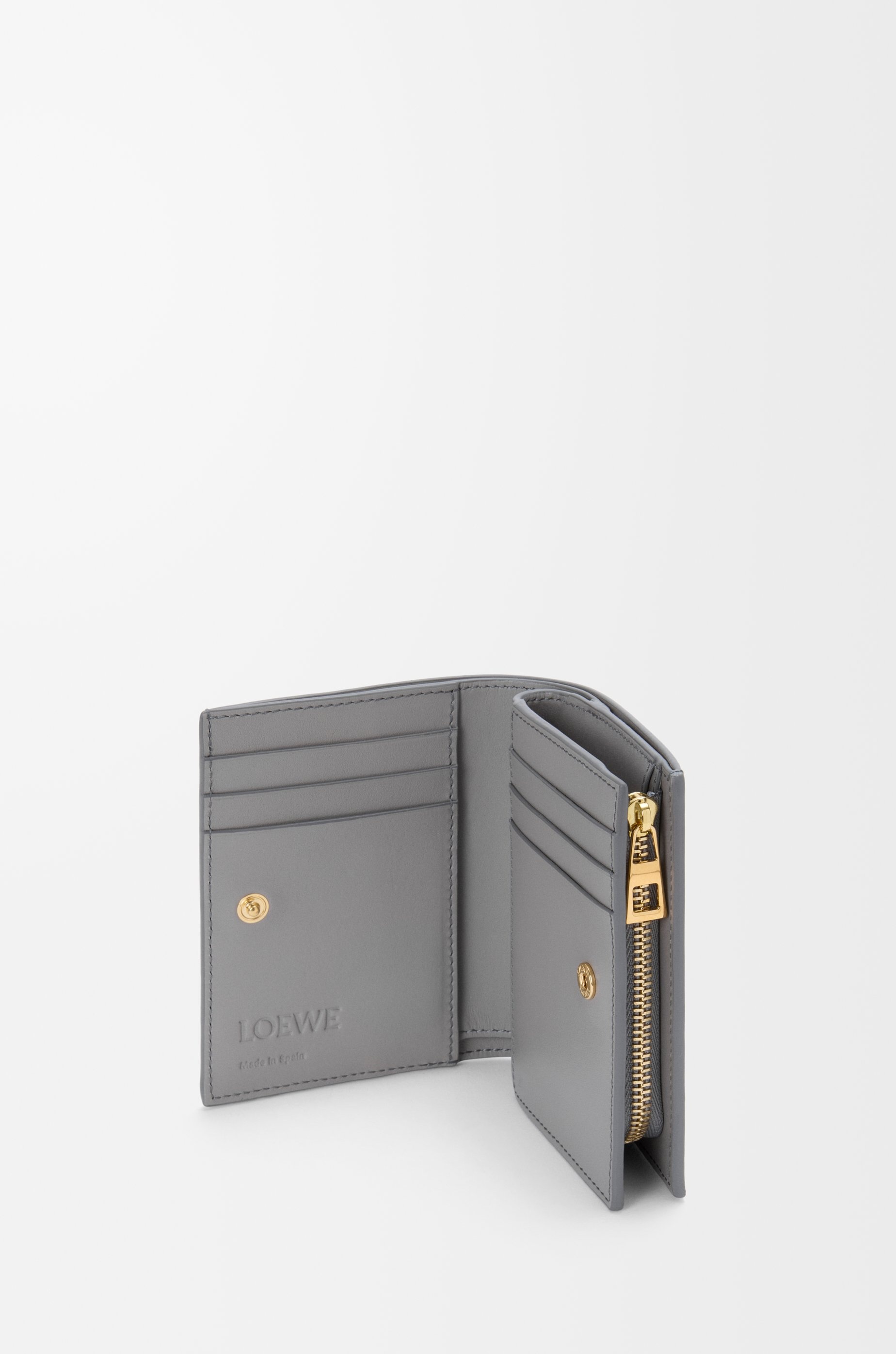 Compact wallet in nappa calfskin - 3