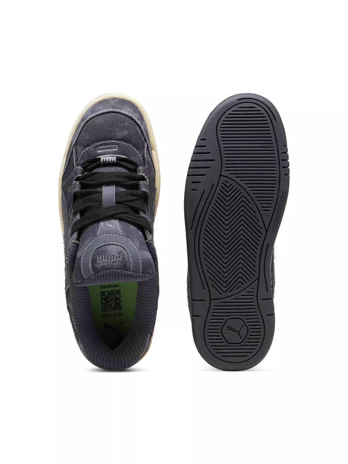 PUMA 180 Acid Wash "Galactic Grey/Midnight Plum" Men's Shoe - 4