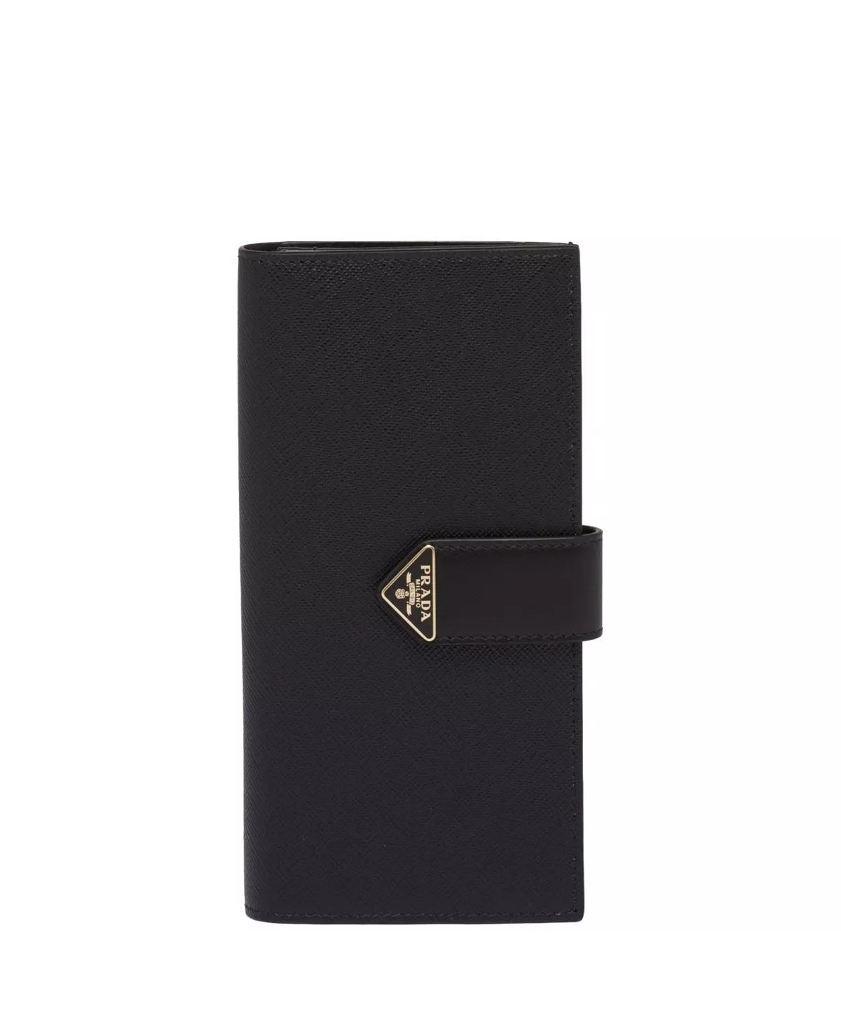 Large Saffiano and Smooth Leather Wallet - 3