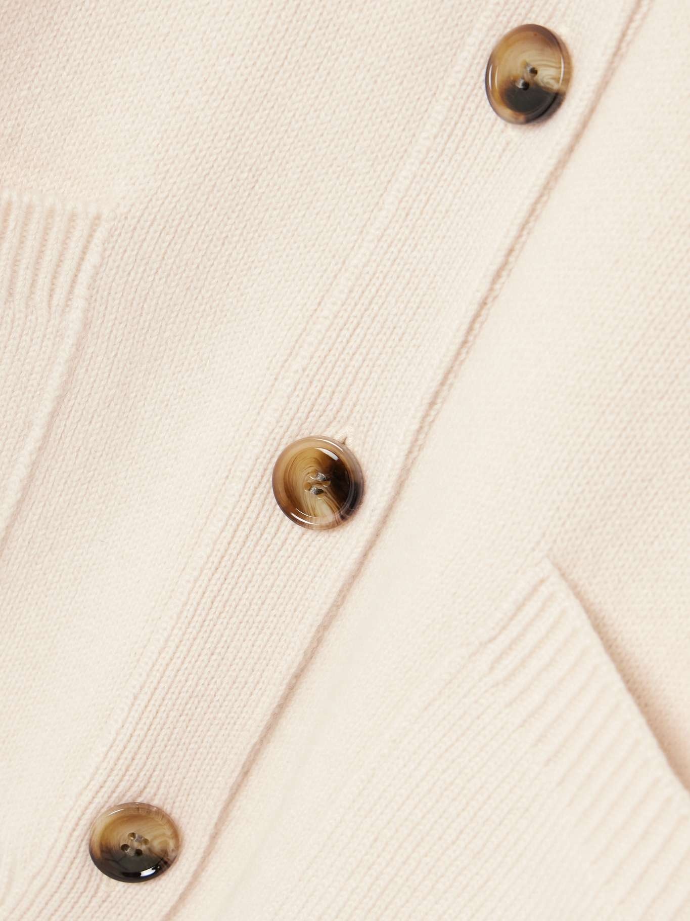 Kellie oversized cashmere cardigan Cream - 5