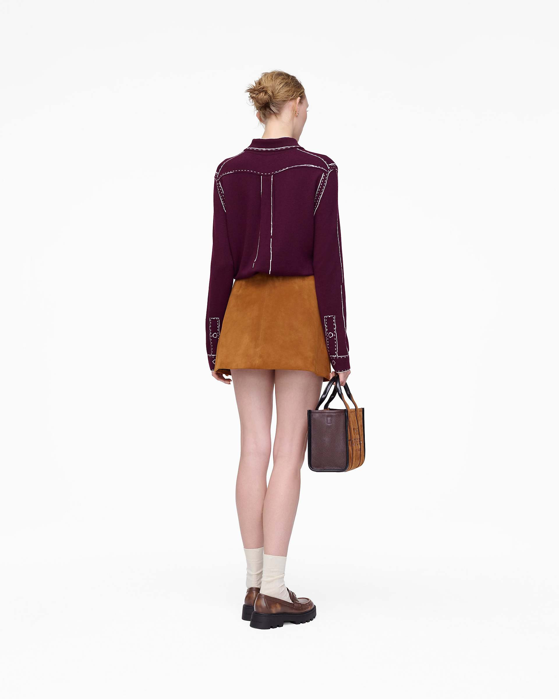 TROMPE L'OEIL KNIT BUTTON DOWN - 5