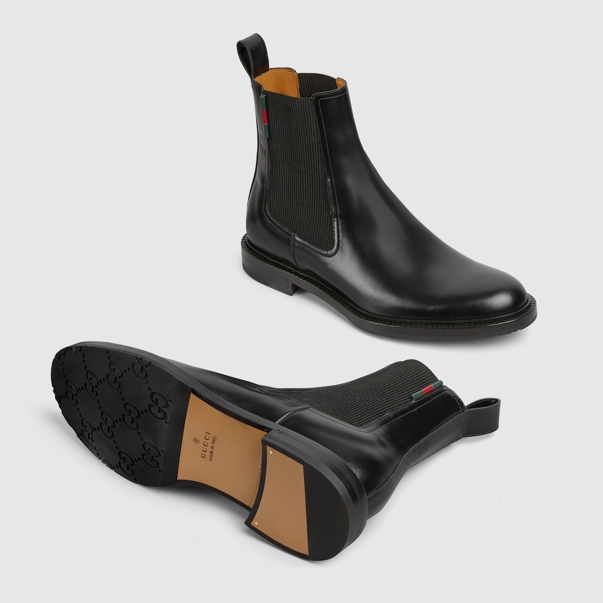 Men's ankle boot with leather Web - 6