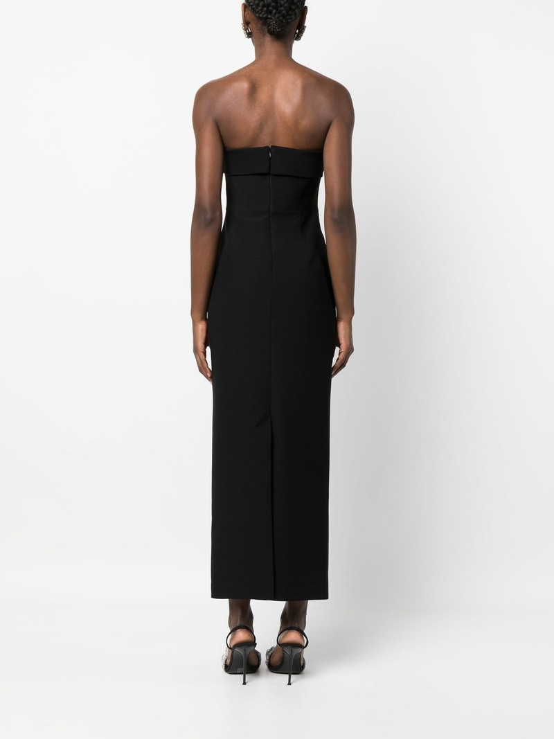 turn-up detail sleeveless long dress 4