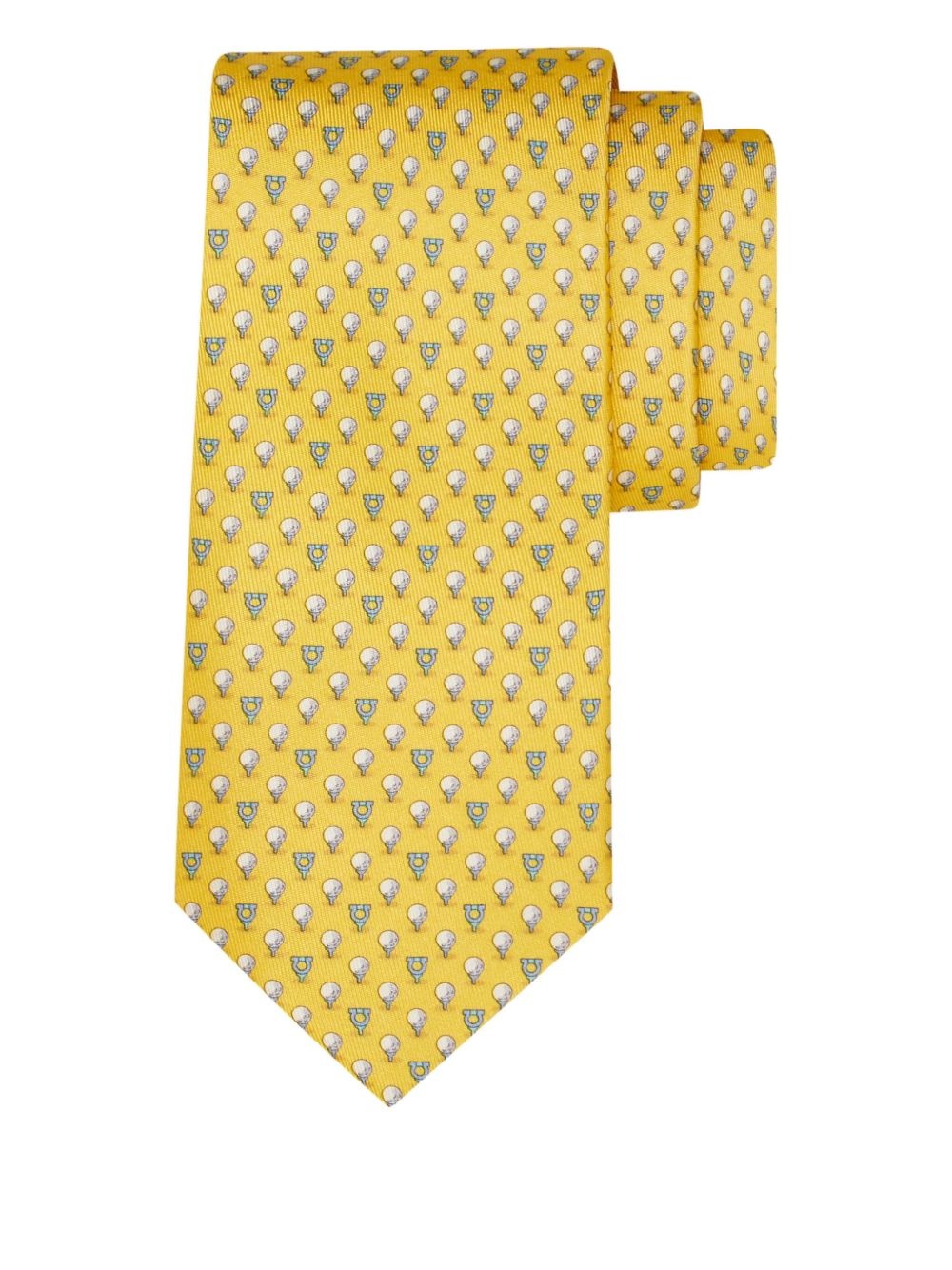 Gancini-print tie - 1