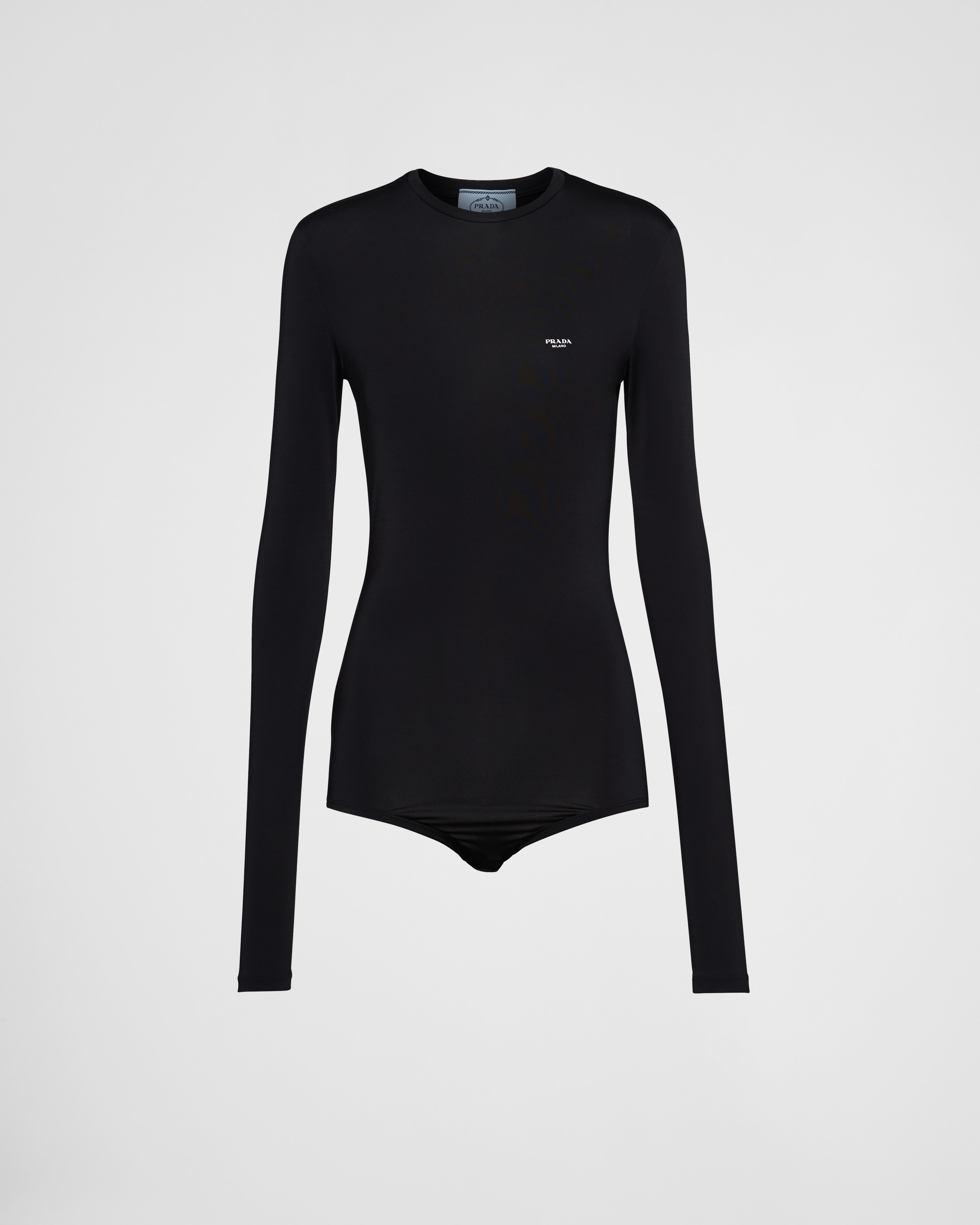 【プラダ・PRADA】Stretch satin bodysuit Prada Stretch Satin Bodysuit in Purple | Lyst
