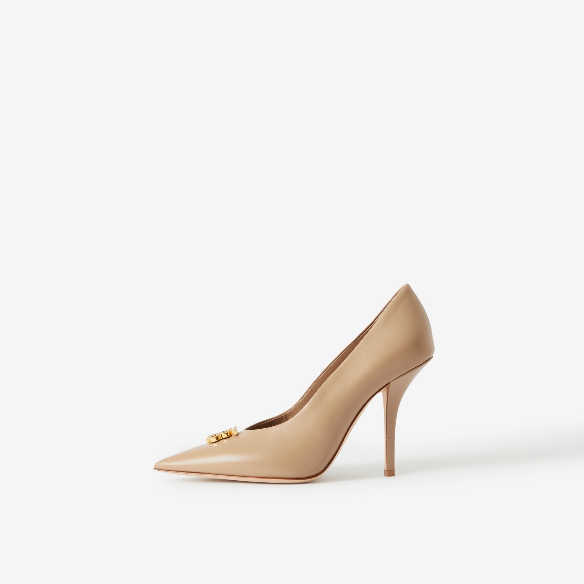 Monogram Motif Leather Point-toe Pumps - 5
