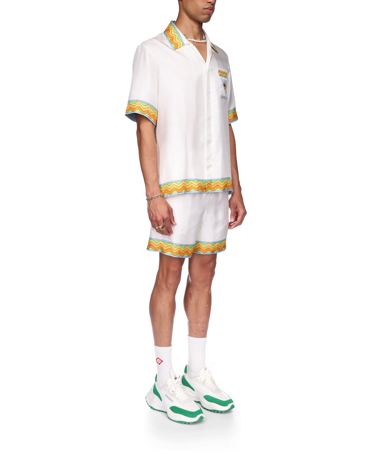 Afro Cubism Tennis Club Silk Shirt - 3