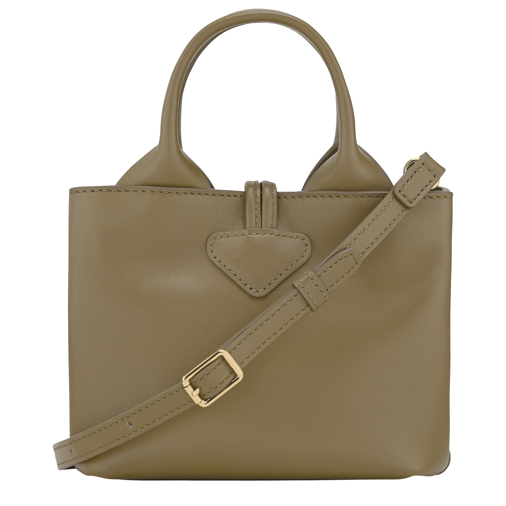 Le Roseau XS Handbag Olive - Leather - 4