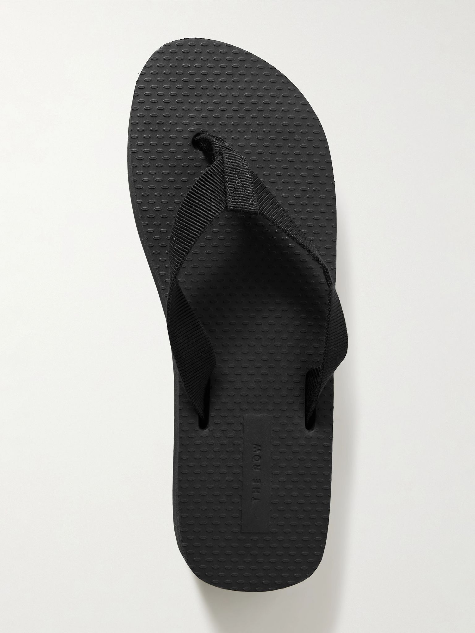 Dune cotton-blend grosgrain platform flip flops Black - 5