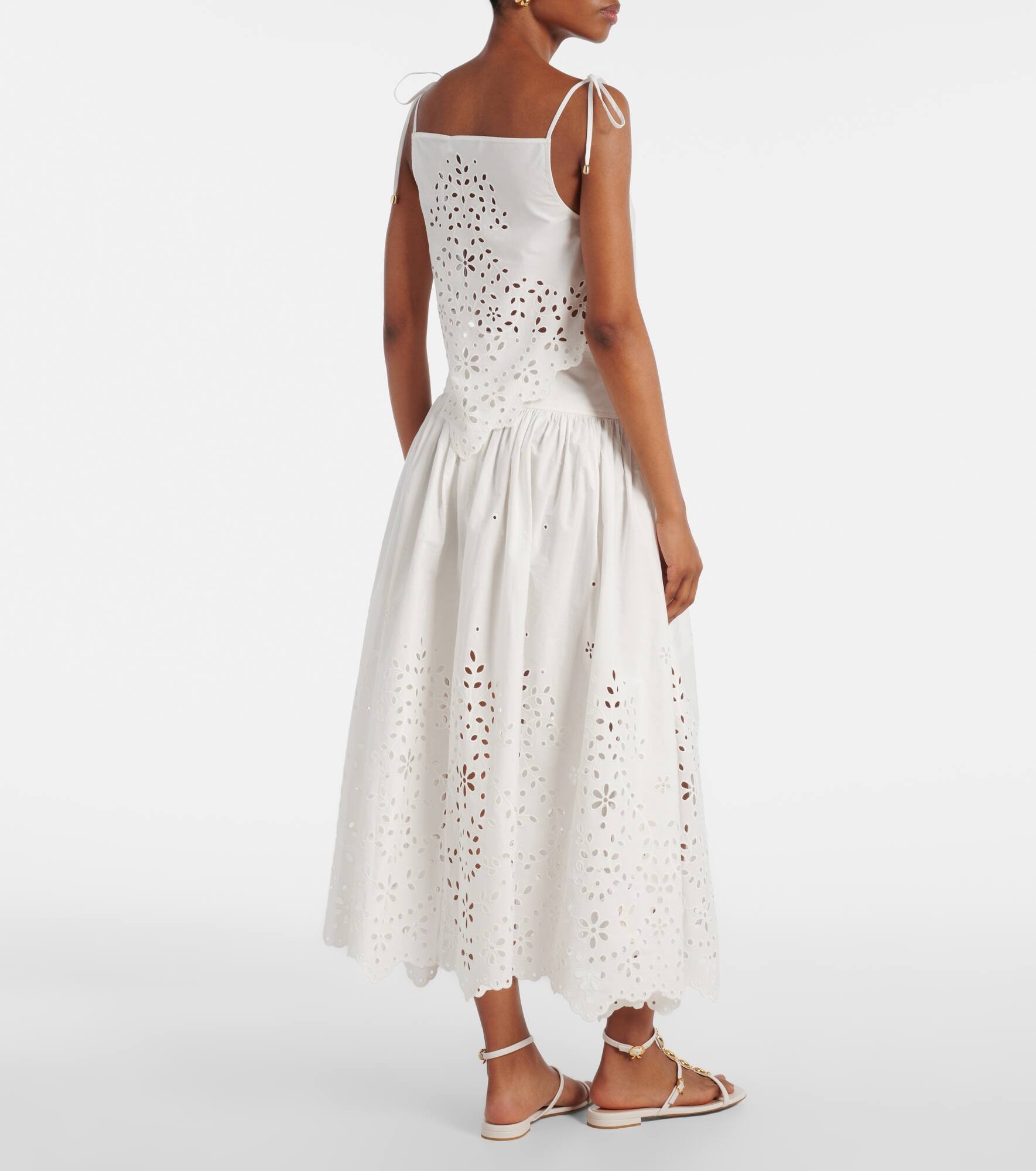 Embroidered cotton top - 3