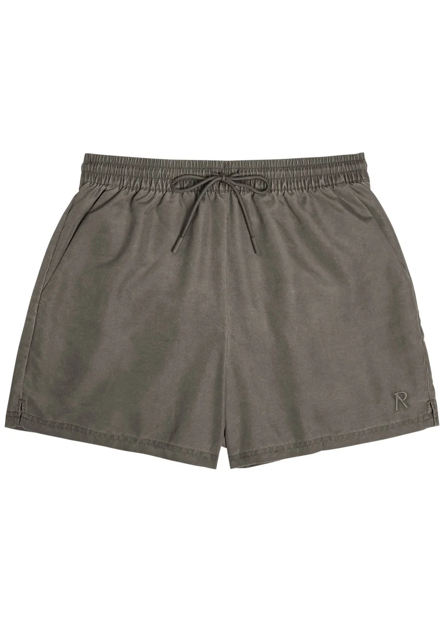 Represent Smart Logo-embroidered Shell Swim Shorts - 1
