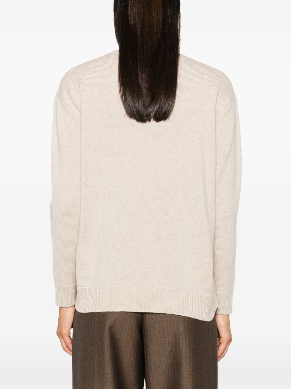 Wool and cashmere blend sweater - 4