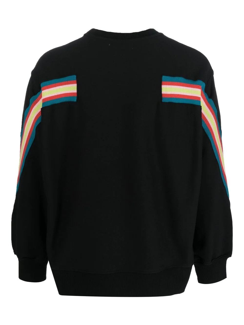 striped crew-neck sweatshirt - 2