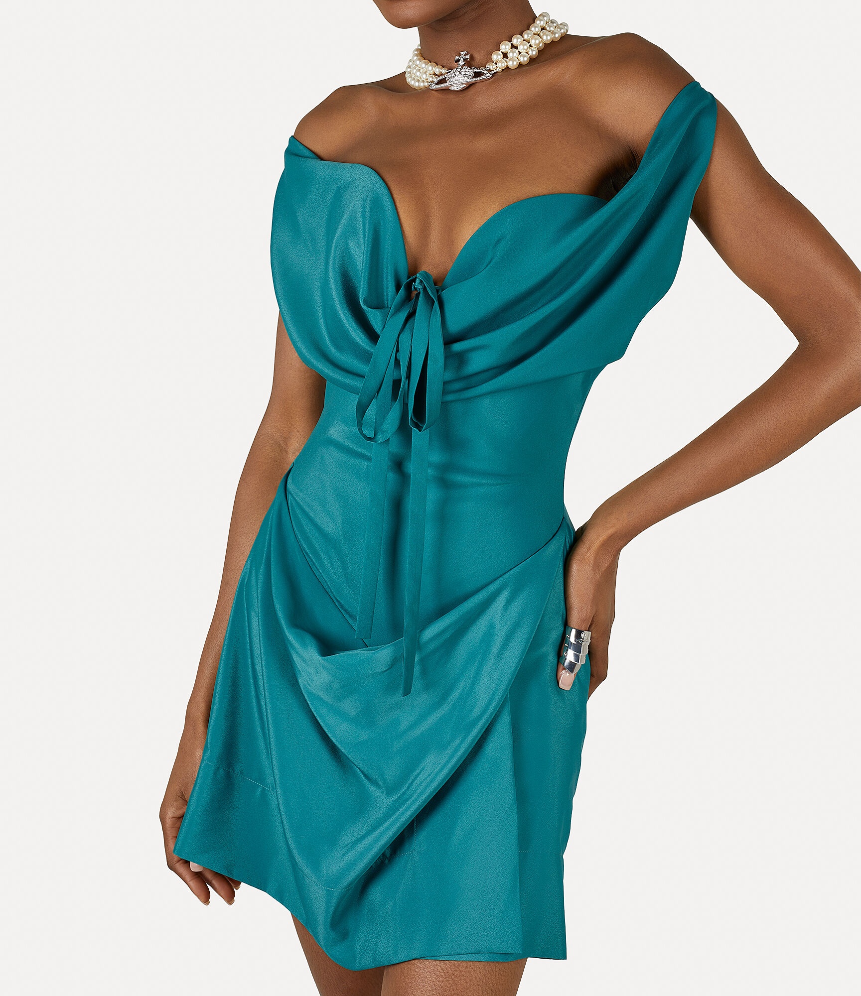 IWONA CORSET MINI DRESS - 4