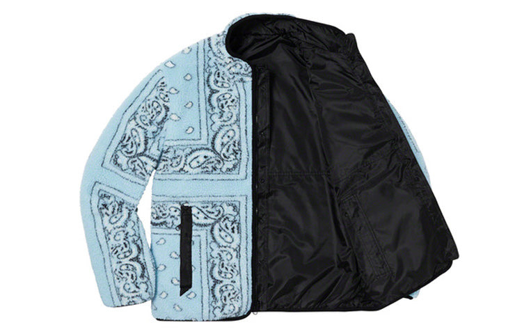Supreme FW19 Week 3 Reversible Bandana Fleece Jacket SUP-FW19-343 - 3