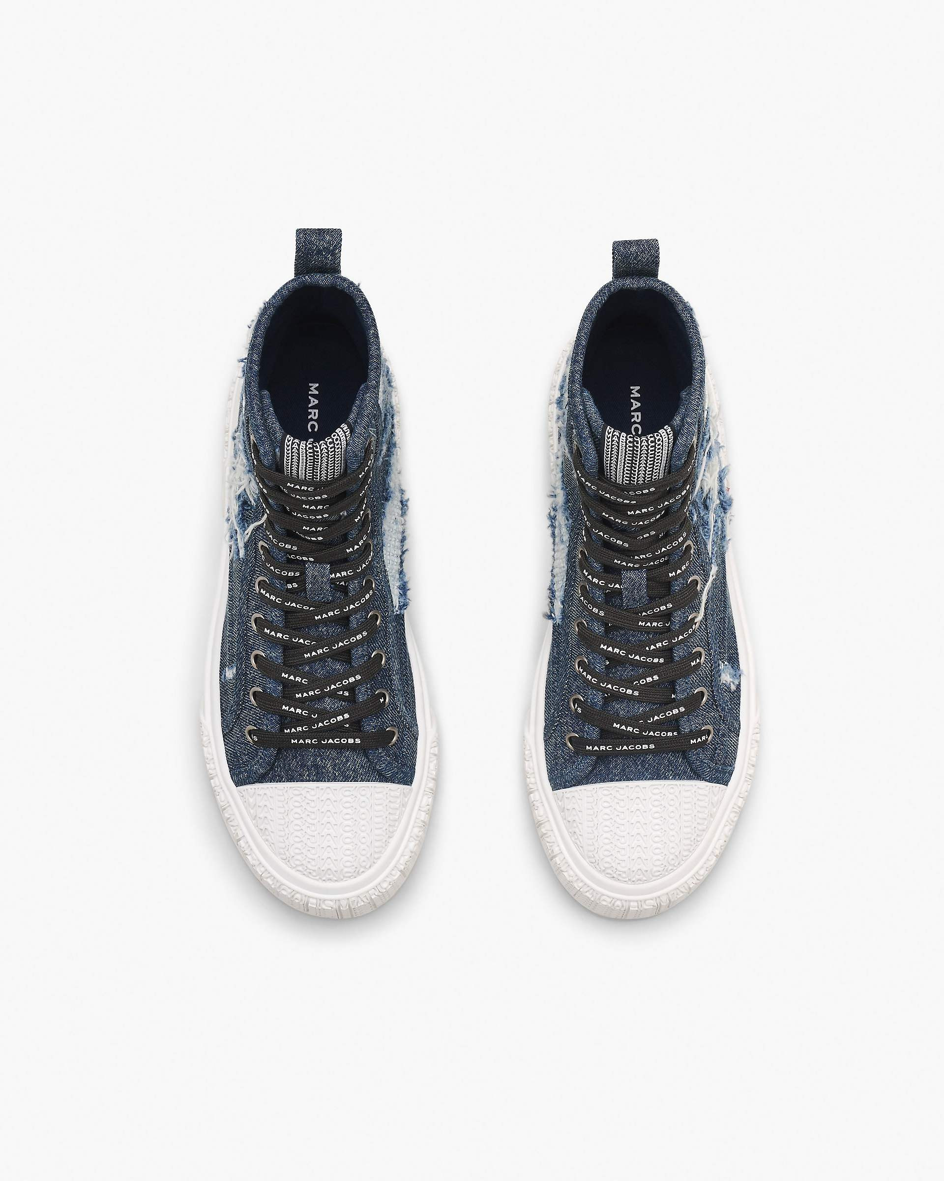 THE RIP AND REPAIR DENIM HIGH TOP SNEAKER - 7