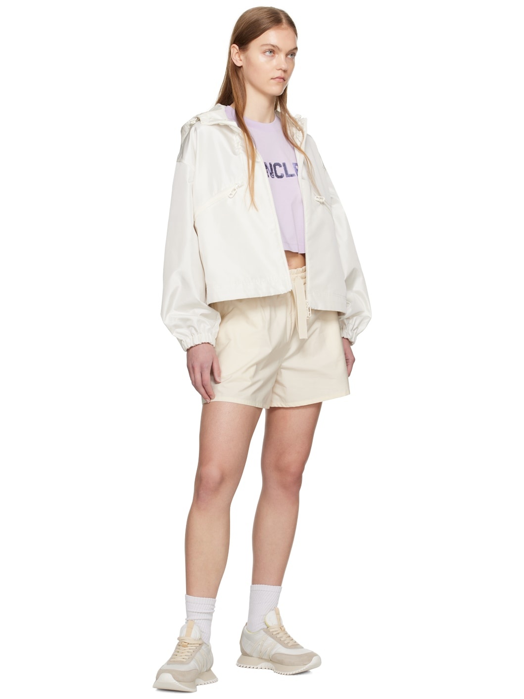 Off-White Drawstring Shorts - 4